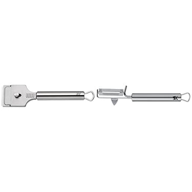 WMF Profi Plus Kochfeldschaber 19,5 x 5 cm & Profi Plus Kartoffelschäler Pendelklinge 19 cm, Pendelschäler einschneidig, Gemüseschäler, Cromargan Edelstahl teilmattiert, spülmaschinengeeignet im Sale